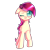 Size: 2200x2200 | Tagged: safe, artist:opal_radiance, roseluck, earth pony, pony, g4, blushing, cute, female, floppy ears, flower, flower in hair, high res, mare, one eye closed, raised hoof, rosabetes, simple background, solo, transparent background, weapons-grade cute