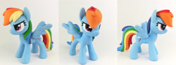 Size: 5184x1920 | Tagged: safe, artist:sparkle257, rainbow dash, pony, g4, figurine, irl, photo, solo