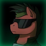 Size: 160x160 | Tagged: safe, artist:dipfanken, oc, oc:oak stalwart, earth pony, pony, fallout equestria, game: fallout equestria: remains, bust, cropped, game screencap, gradient background, male, solo, stallion