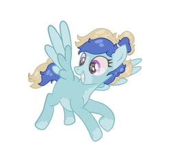 Size: 1080x1018 | Tagged: safe, alternate version, artist:dellieses, oc, oc only, pegasus, pony, background removed, base used, eyelashes, female, grin, looking down, mare, pegasus oc, simple background, smiling, solo, two toned wings, white background, wings