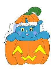 Size: 388x500 | Tagged: safe, artist:adoptishop, oc, oc only, oc:fleurbelle, alicorn, pony, adorabelle, alicorn oc, blushing, candy, candy corn, cute, female, food, halloween, holiday, horn, mare, pumpkin, simple background, solo, tongue out, transparent background, wings