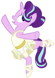 Size: 7000x10000 | Tagged: safe, artist:tardifice, starlight glimmer, pony, a royal problem, g4, absurd resolution, clothes, glimmerina, simple background, solo, transparent background, tutu, vector