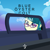 Size: 2000x2000 | Tagged: safe, artist:grapefruitface1, artist:punzil504, juniper montage, equestria girls, g4, album cover, blue oyster cult, car, equestria girls-ified, equestria girls-ified album cover, high res, mirror, road, rock, show accurate, sky, solo, symbol, vector used