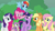 Size: 1920x1080 | Tagged: safe, screencap, applejack, fluttershy, pinkie pie, rainbow dash, rarity, spike, twilight sparkle, alicorn, dragon, earth pony, pegasus, pony, unicorn, g4, the ending of the end, bipedal, mane seven, mane six, twilight sparkle (alicorn), winged spike, wings