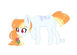 Size: 700x500 | Tagged: safe, artist:ayoarts, oc, oc only, earth pony, pony, commission, female, flower, simple background, solo, transparent background, ych result
