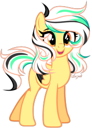 Size: 1287x1788 | Tagged: safe, artist:mint-light, oc, oc only, pegasus, pony, commission, eyelashes, open mouth, pegasus oc, signature, simple background, smiling, solo, transparent background, two toned wings, wings, ych result