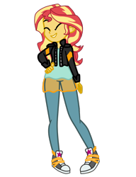 Size: 1014x1318 | Tagged: safe, artist:gmaplay, sunset shimmer, equestria girls, g4, my little pony equestria girls: better together, converse, cute, female, shimmerbetes, shoes, simple background, solo, transparent background