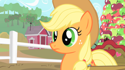 Size: 1280x720 | Tagged: safe, screencap, applejack, earth pony, pony, g4, party of one, female, mare