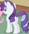 Size: 303x350 | Tagged: safe, screencap, rarity, pony, unicorn, g4, my little pony: friendship is magic, party of one, butt, confused, cropped, female, mare, plot