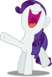 Size: 2013x2979 | Tagged: safe, artist:dashiesparkle, rarity, pony, unicorn, g4, rarity takes manehattan, .svg available, generosity song, high res, nose in the air, open mouth, raised leg, simple background, solo, transparent background, uvula, vector, volumetric mouth