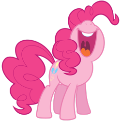 Size: 2449x2449 | Tagged: safe, artist:janocota, pinkie pie, earth pony, pony, g4, spike at your service, high res, nose in the air, simple background, solo, transparent background, vector