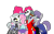 Size: 1024x633 | Tagged: safe, artist:icicle-niceicle-1517, artist:kb-gamerartist, color edit, edit, limestone pie, marble pie, maud pie, pinkie pie, earth pony, pony, shy guy, g4, scare master, alternate hairstyle, annoyed, belt, bodysuit, bone, boots, cape, cloak, clothes, coat, collaboration, colored, costume, dc comics, dress, eyes closed, eyeshadow, face paint, female, grin, gritted teeth, gym shorts, halloween, halloween costume, headband, holiday, hug, limestone pie is not amused, makeup, mare, mask, nightmare night, nightmare night costume, nintendo, pie sisters, pinkie puffs, raised hoof, raven (dc comics), roller skates, shirt, shoes, shorts, siblings, simple background, sisters, sitting, skeleton, smiling, socks, sports shorts, stockings, super mario bros., tank top, teen titans, thigh highs, transparent background, unamused, wall of tags