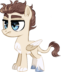 Size: 464x553 | Tagged: safe, artist:cryptidcake, oc, oc only, pegasus, pony, cute, cute little fangs, fangs, interspecies offspring, next generation, offspring, parent:oc:lucid lullaby, parent:oc:ryder, parents:oc x oc, simple background, solo, transparent background
