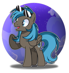 Size: 1864x1973 | Tagged: safe, artist:rainbows-skies, oc, oc only, oc:going lucky, pegasus, pony, male, simple background, solo, stallion, sunglasses, transparent background