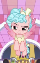 Size: 517x810 | Tagged: safe, screencap, cozy glow, alicorn, pony, g4, the ending of the end, alicornified, cozycorn, cropped, female, foal, race swap, solo