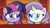 Size: 1280x720 | Tagged: safe, screencap, potion nova, twilight sparkle, pony, all that jitters, g4, g4.5, my little pony: pony life, confused, lip bite, looking at each other