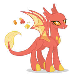 Size: 900x930 | Tagged: safe, artist:magicuniclaws, oc, oc only, dragonling, pony, female, simple background, solo, transparent background