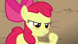 Size: 1280x720 | Tagged: safe, screencap, apple bloom, earth pony, pony, brotherhooves social, g4, female, filly