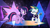 Size: 3840x2160 | Tagged: safe, artist:90sigma, artist:dashiesparkle edit, artist:laszlvfx, edit, rarity, twilight sparkle, alicorn, pony, g4, alternate hairstyle, high res, punk, punklight sparkle, raripunk, twilight sparkle (alicorn), wallpaper, wallpaper edit