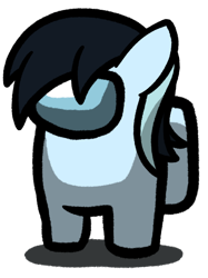 Size: 2048x2732 | Tagged: safe, artist:captshowtime, part of a set, oc, oc only, original species, pony, among us, commission, crewmate (among us), crewsona, high res, simple background, solo, transparent background, ych result