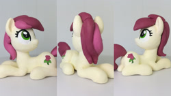Size: 3416x1920 | Tagged: safe, artist:sparkle257, roseluck, pony, g4, figurine, irl, lying down, photo, prone, solo