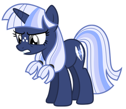 Size: 6830x5899 | Tagged: safe, artist:estories, oc, oc only, oc:silverlay, original species, pony, umbra pony, unicorn, absurd resolution, female, mare, simple background, solo, transparent background, vector