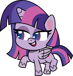 Size: 7842x8138 | Tagged: safe, artist:starcollider, twilight sparkle, alicorn, pony, g4.5, my little pony: pony life, zound off, .svg available, absurd resolution, female, mare, open mouth, pony life accurate, show accurate, simple background, smug, smuglight sparkle, solo, transparent background, twilight sparkle (alicorn), vector