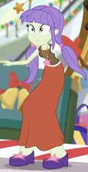 Size: 297x579 | Tagged: safe, screencap, starlight, dashing through the mall, equestria girls, equestria girls series, g4, holidays unwrapped, spoiler:eqg series (season 2), background human, clothes, long skirt, skirt, solo