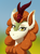 Size: 2000x2692 | Tagged: safe, artist:twotail813, autumn blaze, kirin, equestria at war mod, g4, bust, female, high res, horn, looking at you, portrait, smiling, solo