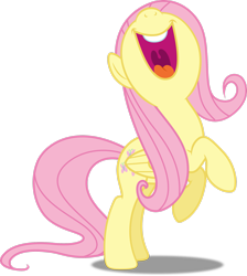 Size: 2317x2589 | Tagged: safe, artist:dashiesparkle, fluttershy, pony, g4, .svg available, high res, open mouth, simple background, solo, transparent background, uvula, vector