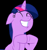 Size: 424x447 | Tagged: safe, derpibooru exclusive, edit, edited screencap, editor:twilyisbestpone, screencap, twilight sparkle, pony, unicorn, g4, season 3, the crystal empire, adorkable, background removed, black background, cute, dork, eyes closed, female, floppy ears, holding hooves, hooves together, mare, simple background, smiling, solo, unicorn twilight