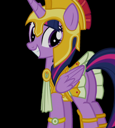 Size: 970x1078 | Tagged: safe, derpibooru exclusive, edit, edited screencap, editor:twilyisbestpone, screencap, twilight sparkle, alicorn, pony, g4, scare master, season 5, adorasexy, armor, athena sparkle, background removed, black background, butt, clothes, costume, cute, female, halloween, helmet, holiday, looking back, mare, nightmare night, nightmare night costume, plot, sexy, simple background, skirt, smiling, solo, stupid sexy twilight, technically an upskirt shot, twiabetes, twibutt, twilight sparkle (alicorn), upskirt