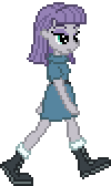 Size: 100x168 | Tagged: safe, artist:botchan-mlp, maud pie, equestria girls, g4, animated, cute, maudabetes, pixel art, simple background, transparent background, walking