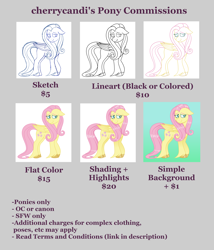 Size: 6000x7000 | Tagged: safe, artist:cherrycandi, fluttershy, pegasus, pony, g4, advertisement, commission, commission info, commissions open, female, mare, unshorn fetlocks