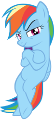 Size: 7000x15400 | Tagged: safe, artist:tardifice, rainbow dash, pony, g4, my little pony: friendship is magic, the washouts (episode), absurd resolution, bipedal, bipedal leaning, leaning, simple background, solo, transparent background, vector