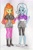 Size: 1616x2422 | Tagged: safe, artist:fude-chan-art, adagio dazzle, trixie, equestria girls, g4, abomination track, amity blight, clothes, clothes swap, duo, duo female, female, lesbian, lumity, luz noceda (the owl house), school uniform, ship:triagio, shipping, the owl house