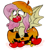 Size: 799x895 | Tagged: safe, artist:honneymoonmlp, fluttershy, bat pony, pegasus, pony, g4, bat ponified, flutterbat, halloween, holiday, race swap, solo