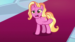 Size: 1920x1080 | Tagged: safe, screencap, luster dawn, pony, unicorn, g4, the last problem, female, mare, raised hoof, solo