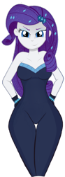 Size: 1870x5016 | Tagged: safe, artist:danielitamlp, edit, rarity, equestria girls, g4, my little pony equestria girls: better together, the other side, background removed, hand on hip, hips, looking at you, simple background, smiling, smirk, solo, transparent background, unitard