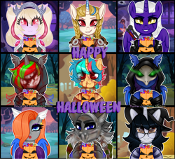 Size: 4721x4295 | Tagged: safe, artist:nekomellow, oc, pony, clothes, costume, halloween, halloween costume, holiday