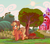 Size: 4500x3995 | Tagged: safe, artist:docwario, artist:modularpon, applejack, earth pony, pony, g4, apple, apple tree, bucket, collaboration, food, jacktober, scenery, solo, sweet apple acres, tree