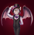 Size: 1894x1922 | Tagged: safe, artist:thebowtieone, oc, oc only, oc:bowtie, vampire, anthro, clothes, eyelashes, female, hat, pants, solo, top hat, vest