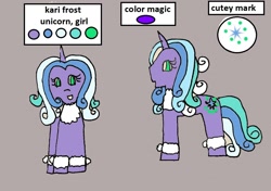 Size: 1106x780 | Tagged: safe, artist:ask-luciavampire, oc, oc:kari frost, pony, unicorn, ask ponys gamer club, tumblr