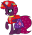 Size: 964x1071 | Tagged: safe, artist:徐詩珮, fizzlepop berrytwist, tempest shadow, alicorn, pony, series:sprglitemplight diary, series:sprglitemplight life jacket days, series:springshadowdrops diary, series:springshadowdrops life jacket days, g4, alicornified, alternate universe, base used, concave belly, cute, marshall (paw patrol), older, older tempest shadow, paw patrol, race swap, simple background, slender, tempestbetes, tempesticorn, thin, transparent background