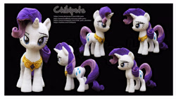 Size: 4573x2569 | Tagged: safe, artist:chibi-pets, rarity, pony, g4, element of generosity, high res, irl, photo, plushie, solo