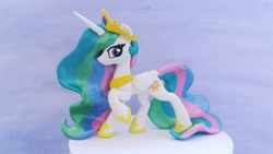 Size: 3404x1920 | Tagged: safe, artist:sparkle257, princess celestia, alicorn, pony, g4, figurine, irl, photo, solo