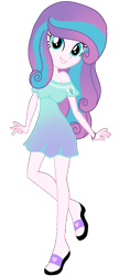 Size: 732x1700 | Tagged: safe, artist:stellamoonshineyt, princess flurry heart, equestria girls, g4, base used, clothes, dress, older, older flurry heart, simple background, solo, transparent background