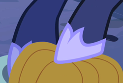 Size: 467x316 | Tagged: safe, screencap, princess luna, g4, luna eclipsed, cropped, hoof shoes, hooves, pumpkin