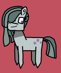 Size: 5000x6000 | Tagged: safe, artist:switcharoo, marble pie, earth pony, pony, g4, female, mare, red background, simple background