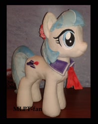 Size: 1480x1880 | Tagged: safe, artist:calusariac, coco pommel, earth pony, pony, g4, irl, photo, plushie, solo